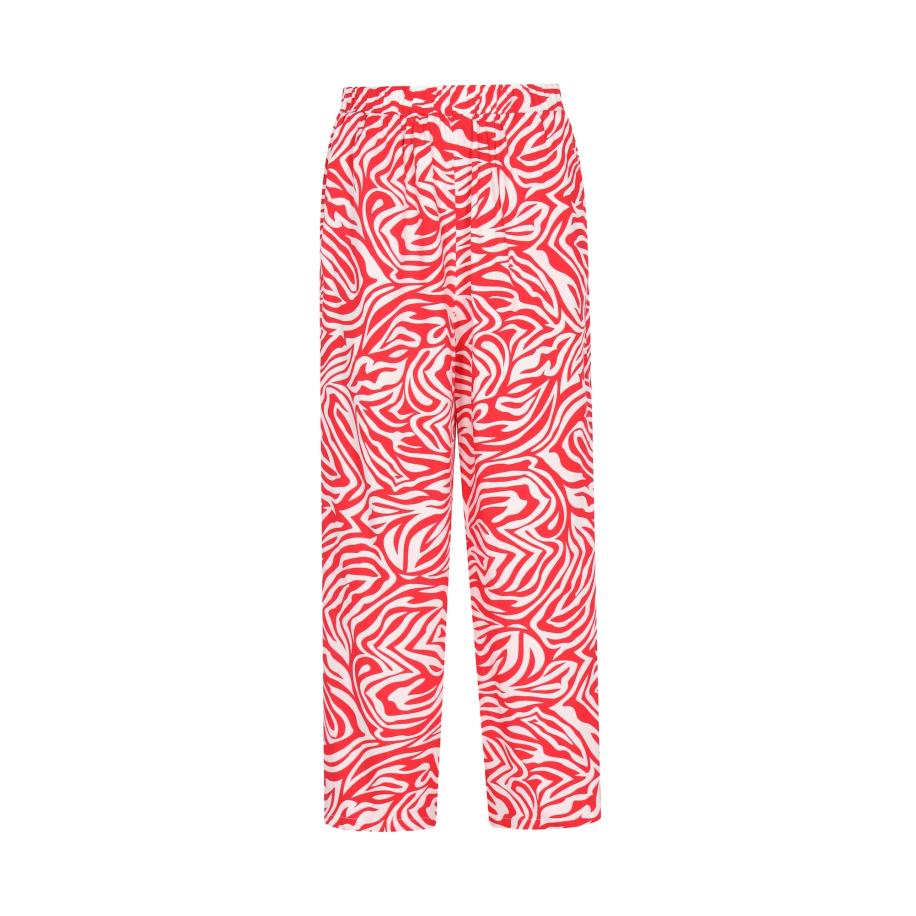 MYMO myMo ROCKS Broek rood / wit -