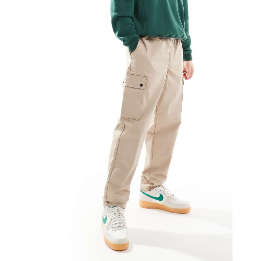 Jack & Jones - Bill - Cargobroek met wijde pasvorm in beige-Neutraal Multicolor