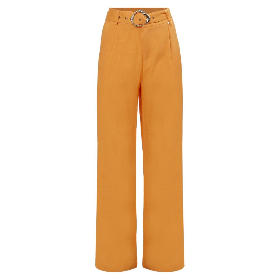 Influencer Influencer Bandplooibroek oranje -