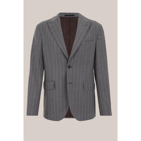 Van Gils heren slim fit blazer - Slim Fit - Grijs - Maat: 46