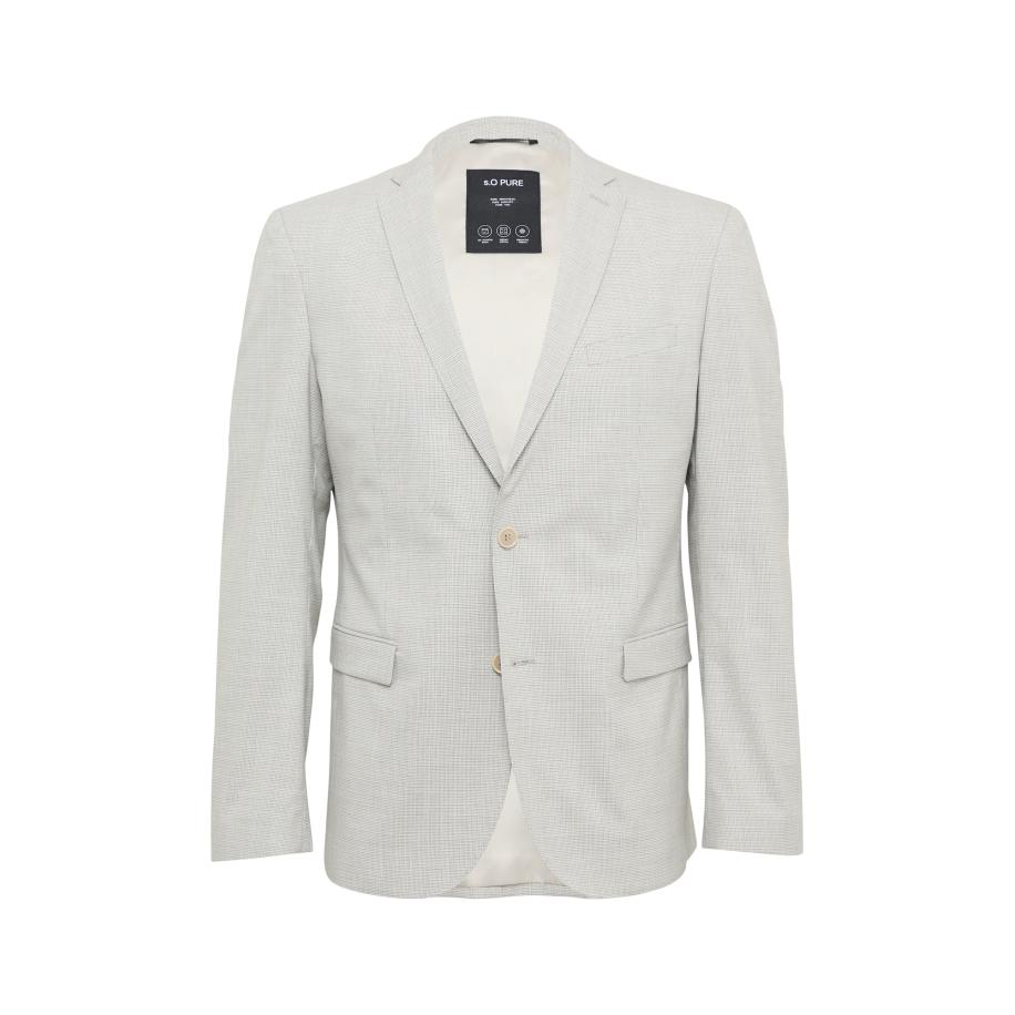 s.Oliver BLACK LABEL s.Oliver BLACK LABEL Colbert opaal / grijs / lichtgrijs -
