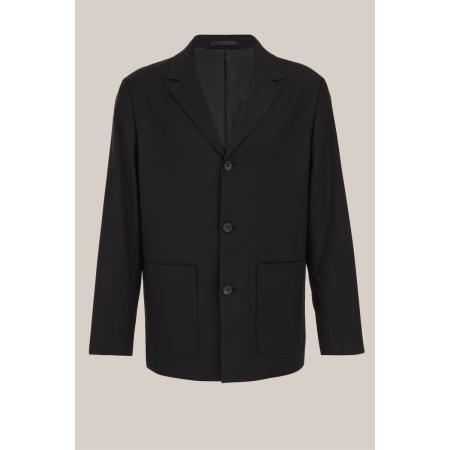 WE Fashion Heren regular fit blazer - Regular fit - Zwart - Maat: 44