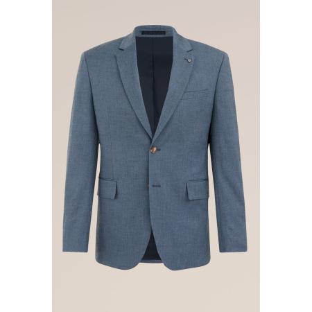 WE Fashion Heren slim fit blazer - Slim Fit - Marineblauw - Maat: 46