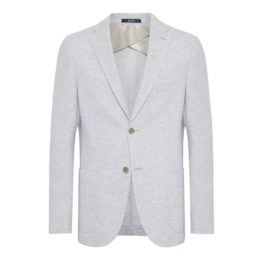 Boggi Milano Boggi Milano Colbert lichtgrijs -