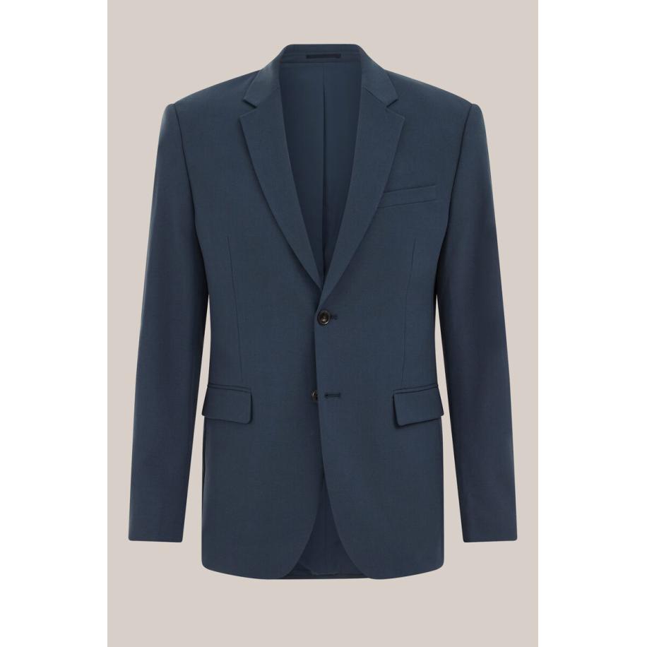 Fundamentals heren slim fit blazer - Slim/Tall fit - Petrol - Maat: 44 Blauw