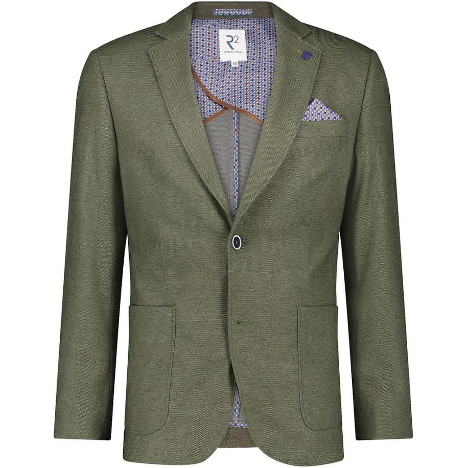 R2 Jersey Colbert Birdseye Groen Groen