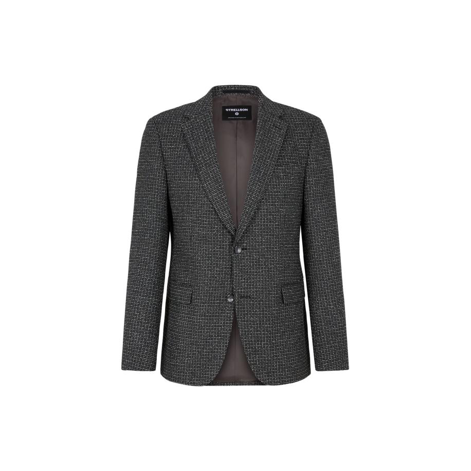 Strellson STRELLSON Business-colbert Alzer antraciet / grijs gemêleerd -