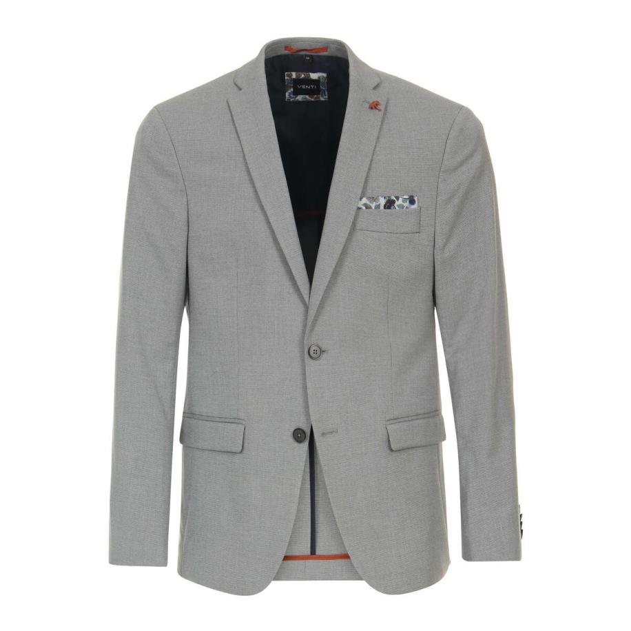 Venti Blazer zilver, Effen Zilver