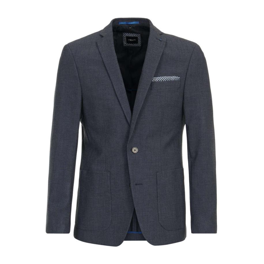 Venti Blazer blauw, Effen Blauw