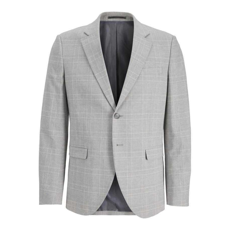 Jack & Jones JACK & JONES Colbert zilvergrijs / wit -