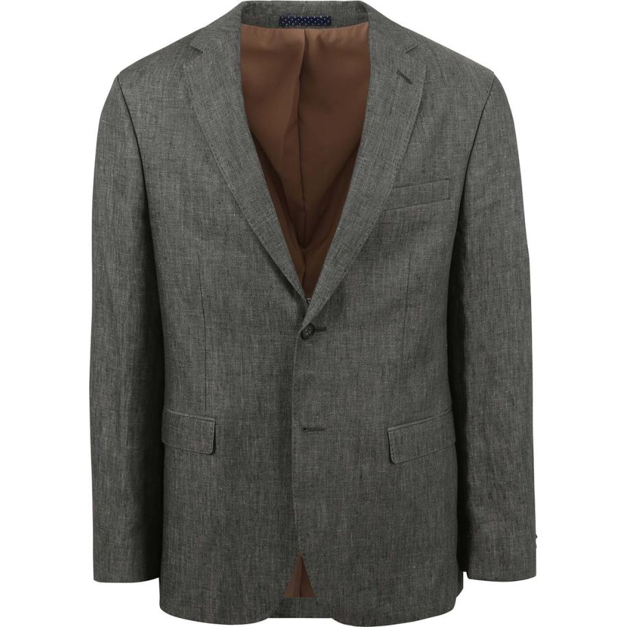 Suitable Blazer Linnen Groen Groen