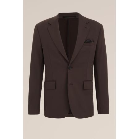 Van Gils heren Slim fit blazer van kreukvrij gebreid nylon - Slim Fit - Donkergroen - Maat: 56