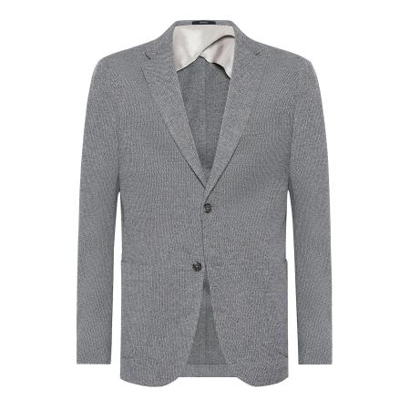 Boggi Milano Boggi Milano Colbert grijs gemêleerd