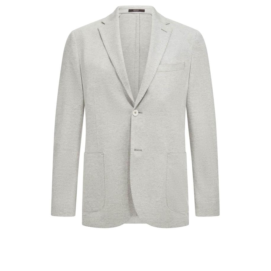 Boggi Milano Boggi Milano Colbert lichtgrijs -