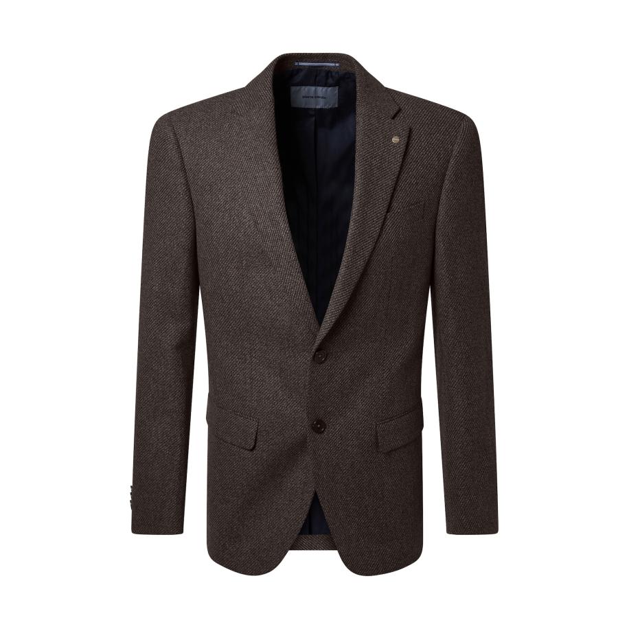 Pierre Cardin PIERRE CARDIN Business-colbert Grant donkerbruin -