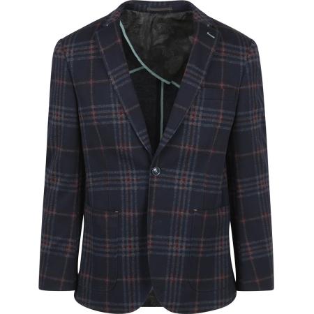 Suitable Respect Colbert Montreal Ruit Flex Donkerblauw