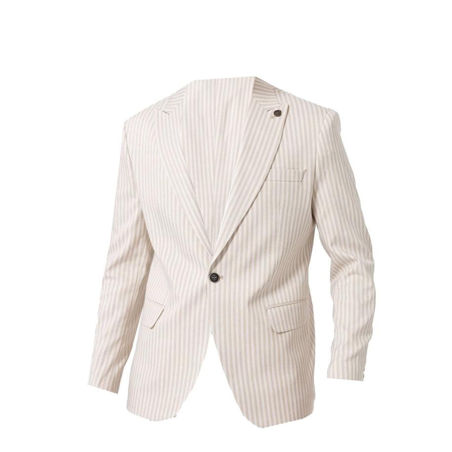 Daniel Hills Daniel Hills Business-colbert crème / mosterd -