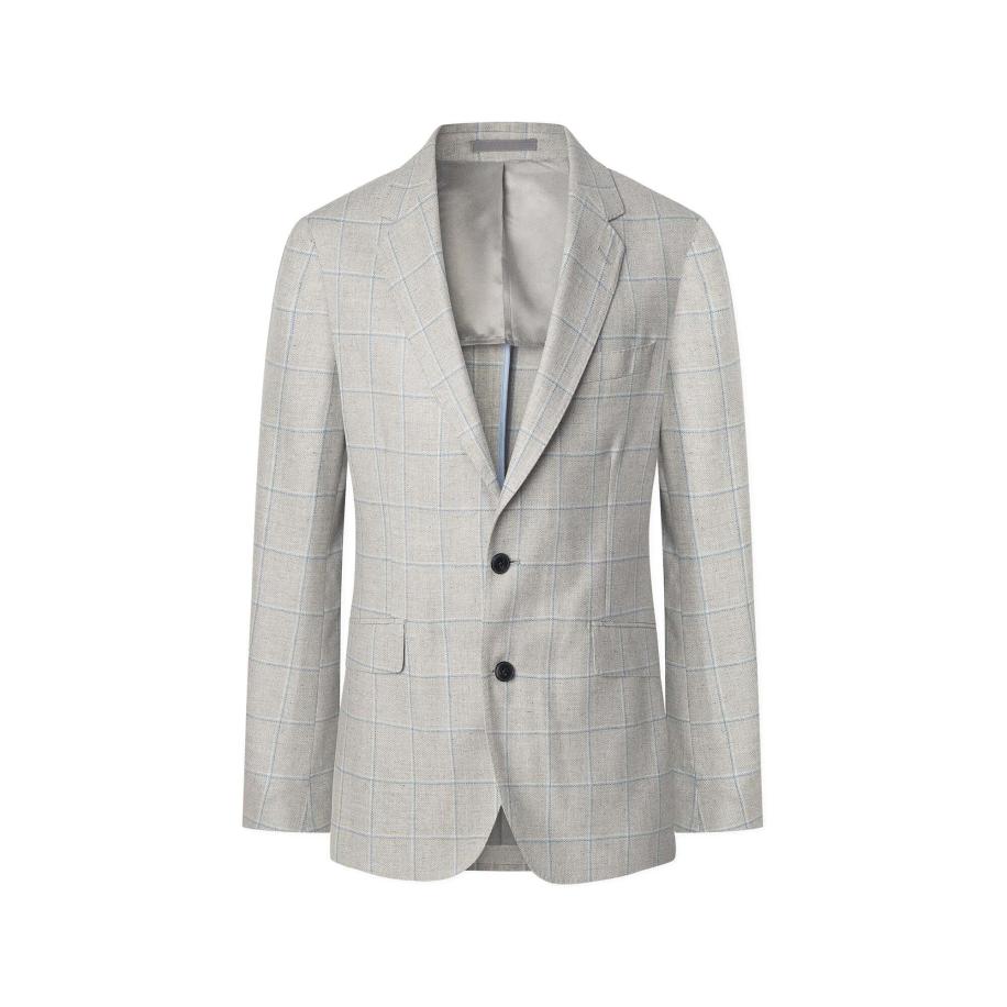 Hackett London Colbert lichtblauw / lichtgrijs / wit Grijs