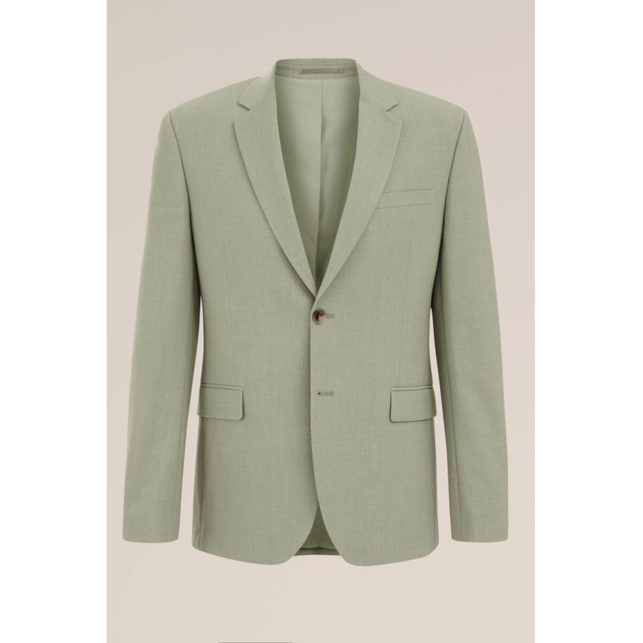 Fundamentals heren slim fit blazer - Slim/Tall fit - Lichtgroen - Maat: 52 Groen