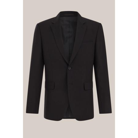 WE Fashion Heren slim fit blazer - Slim Fit - Zwart - Maat: 46