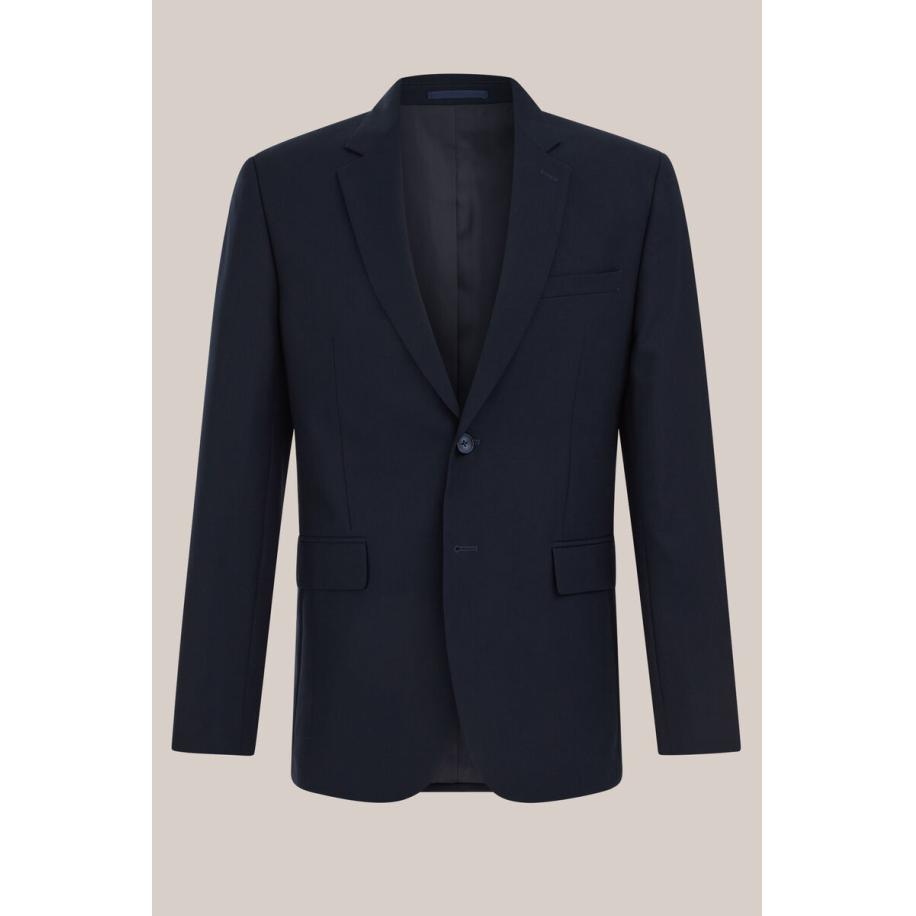 WE Fashion Heren slim fit blazer - Slim Fit - Donkerblauw - Maat: 50 Blauw
