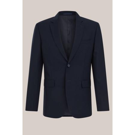 WE Fashion Heren slim fit blazer - Slim Fit - Donkerblauw - Maat: 46