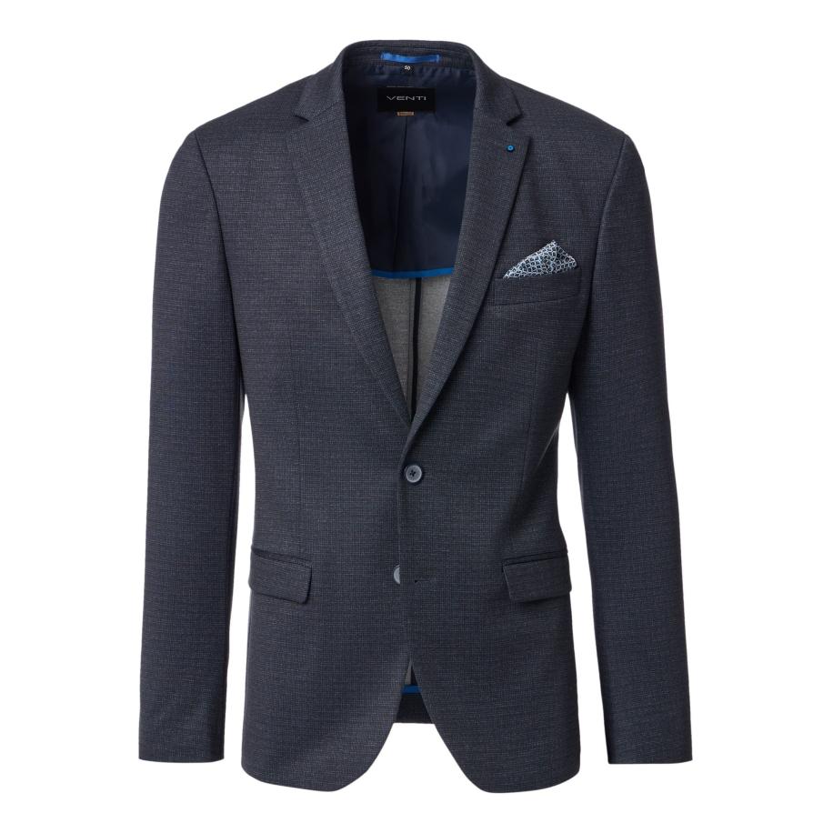Venti Blazer blauw, Effen Blauw