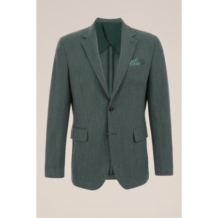 WE Fashion Heren slim fit blazer - Slim Fit - Donkergroen - Maat: 54
