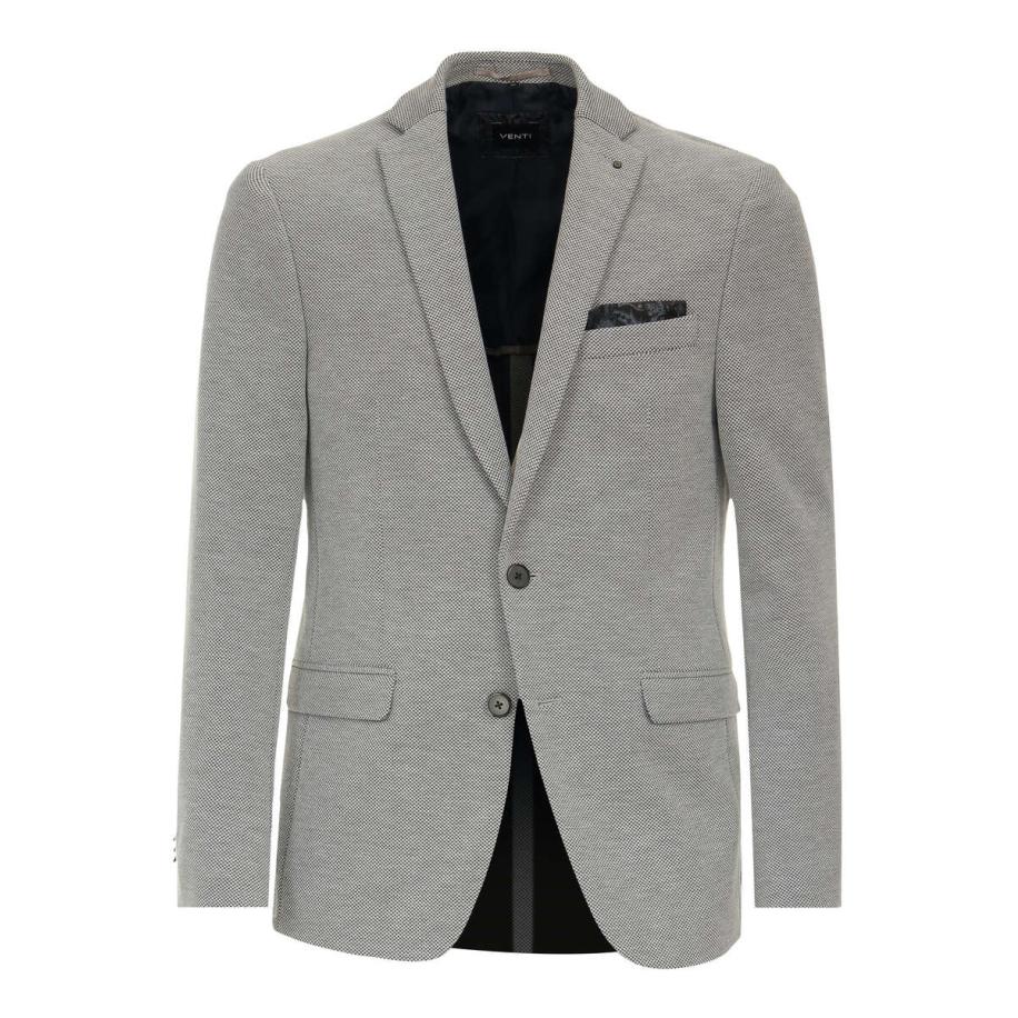 Venti Blazer zilver, Effen Zilver