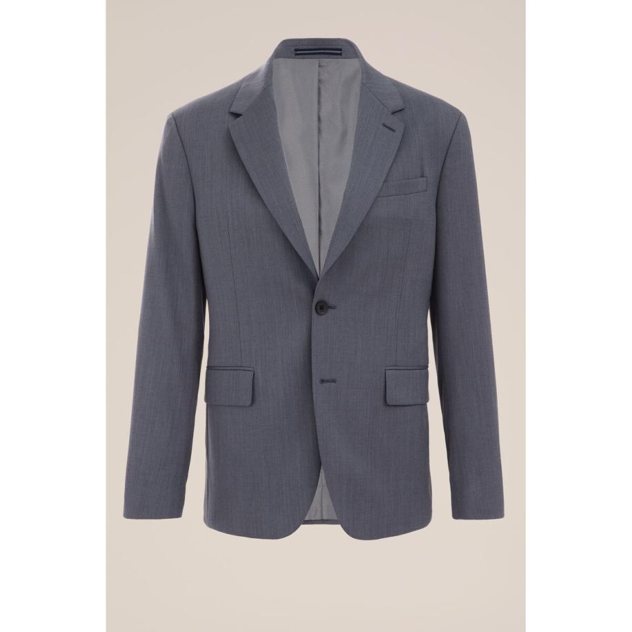 WE Fashion Heren slim fit premium blazer - Slim Fit - Grijs - Maat: 44 Grijs