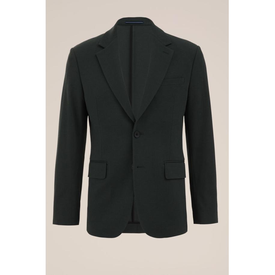 WE Fashion Heren premium slim fit blazer - Slim Fit - Donkergroen - Maat: 54 Groen