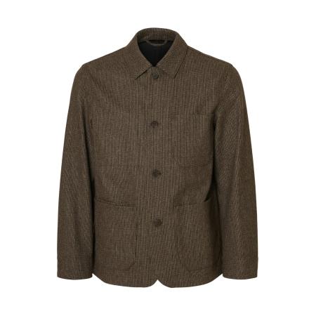 Selected SELECTED Colbert SLHLANDON donkerbruin / zwart