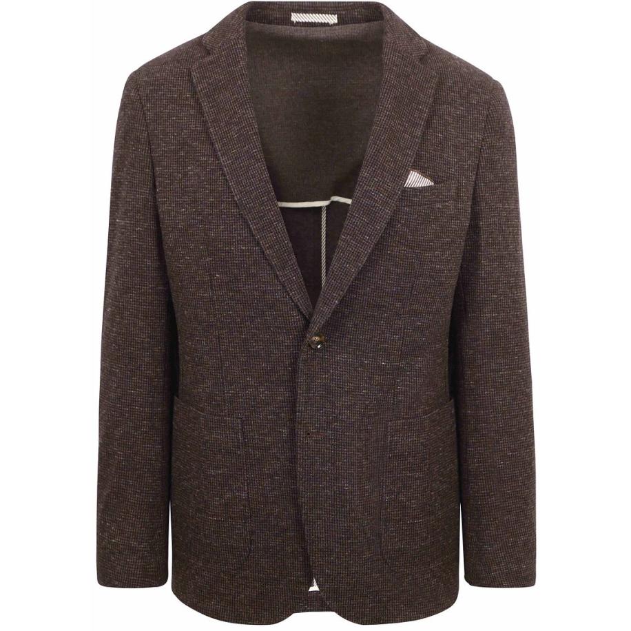 Suitable Colbert Fame Pied de Poule Bruin Bruin