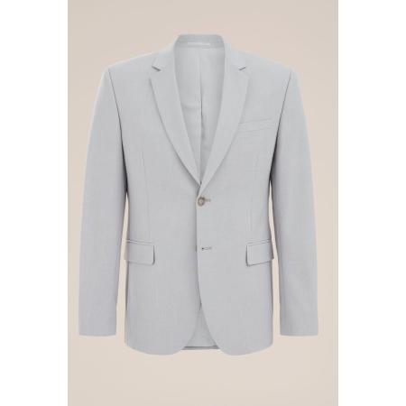 Fundamentals heren slim fit blazer - Slim/Tall fit - Lichtgrijs gemeleerd - Maat: 42