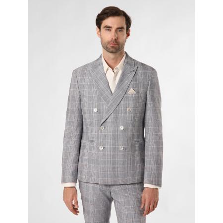 Finshley & Harding Finshley & Harding London Business-colbert Brixdon blauw / grijs / wit