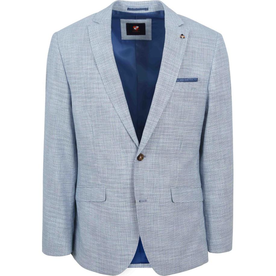 Suitable Colbert Grou Print Lichtblauw Blauw