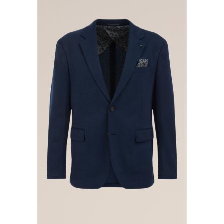 WE Fashion Heren Slim fit blazer met stretch - Slim Fit - Donkerblauw - Maat: 50