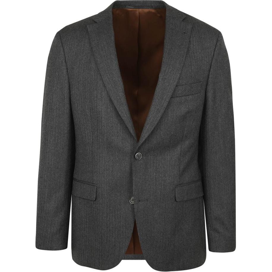 Suitable Prestige Colbert Wol Herringbone Grijs Grijs
