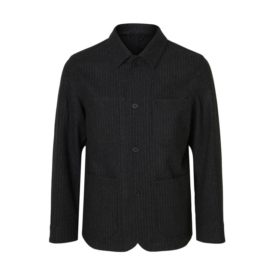 Selected SELECTED Colbert SLHLANDON donkergrijs / wit -