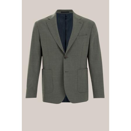 Van Gils heren slim fit blazer - Slim Fit - Groen - Maat: 46