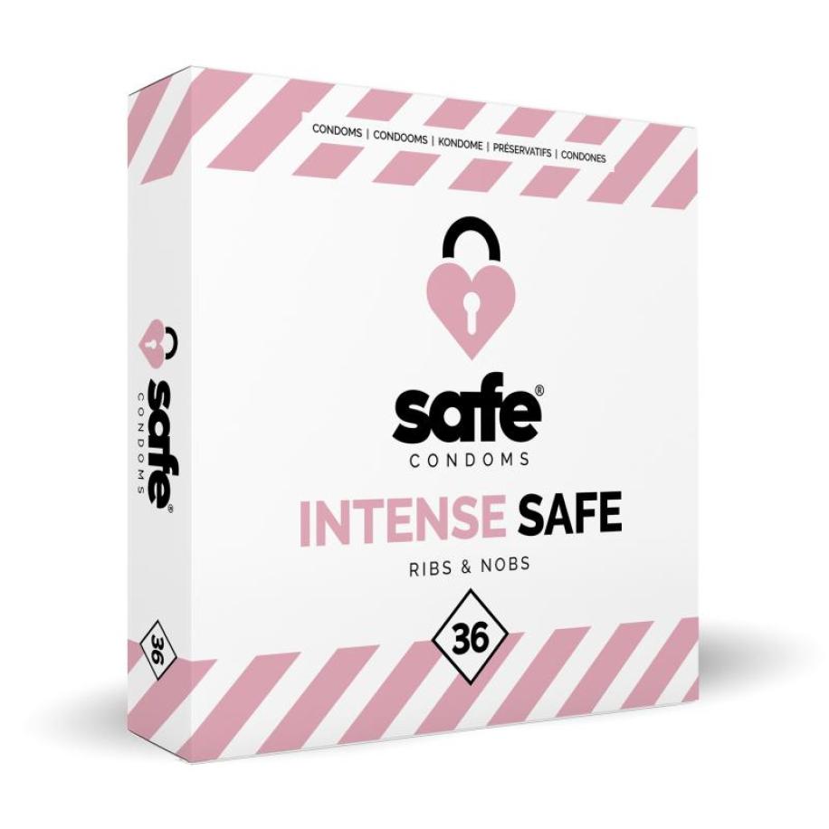 Safe - Intense Safe - Condooms met ribbels en noppen