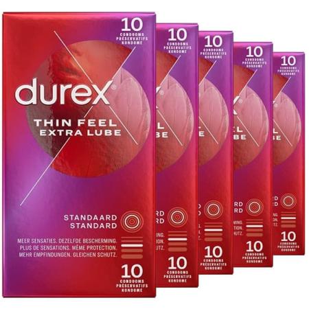 Durex Thin Feel Extra lube condooms