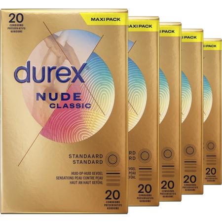 Durex Nude Classic Condooms (latex)