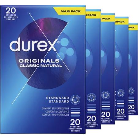 Durex Originals Classic Natural condooms Maxi Pack