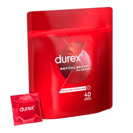 Durex Gevoelsecht 56 mm 40 stuks