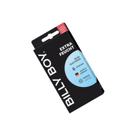 Billy Boy Extra Vochtig 6 stuks 52 mm