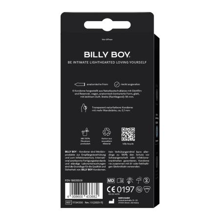 Billy Boy Zeker gevoel 6 stuks 52 mm
