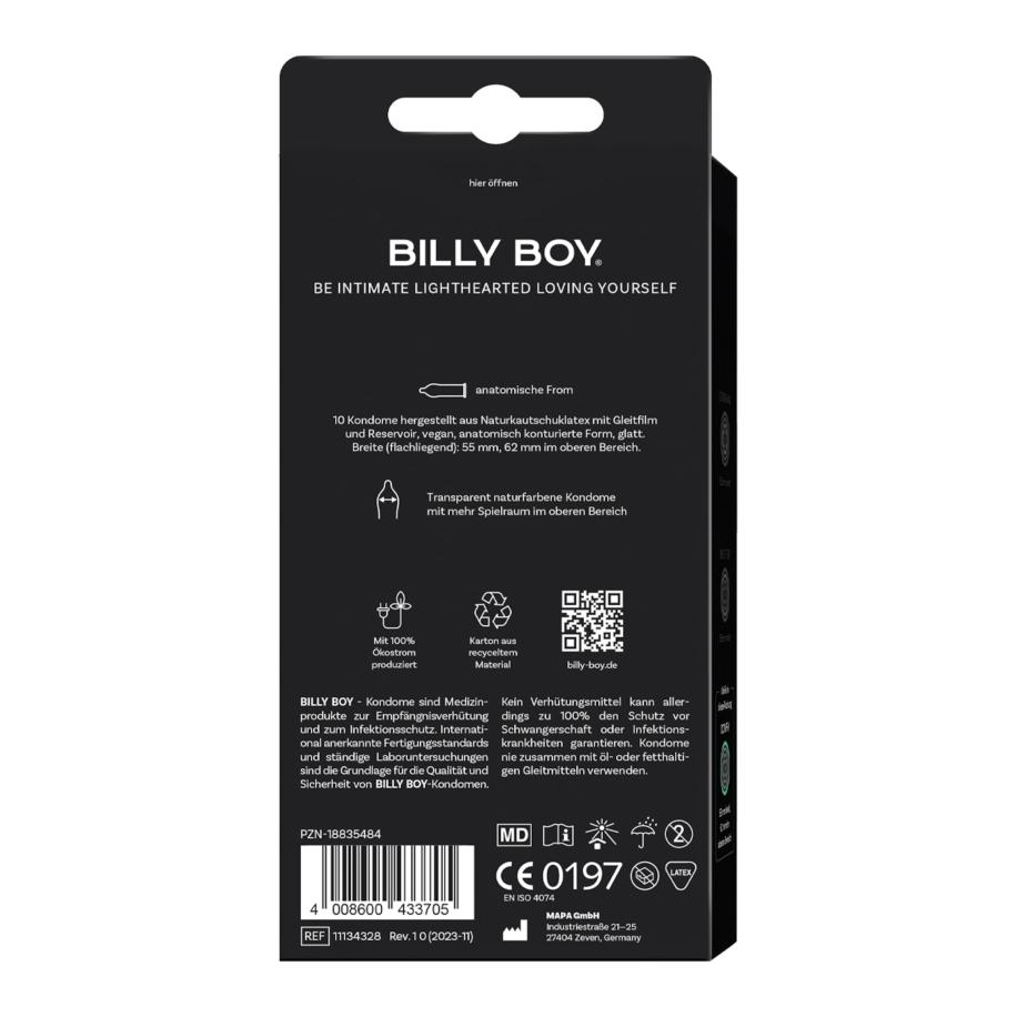 Billy Boy Intens gevoel 10 stuks 55 mm -