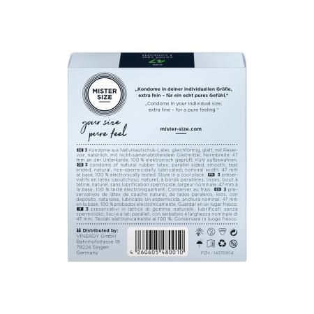 Mister Size Mister Size 47 47 mm 3 stuks