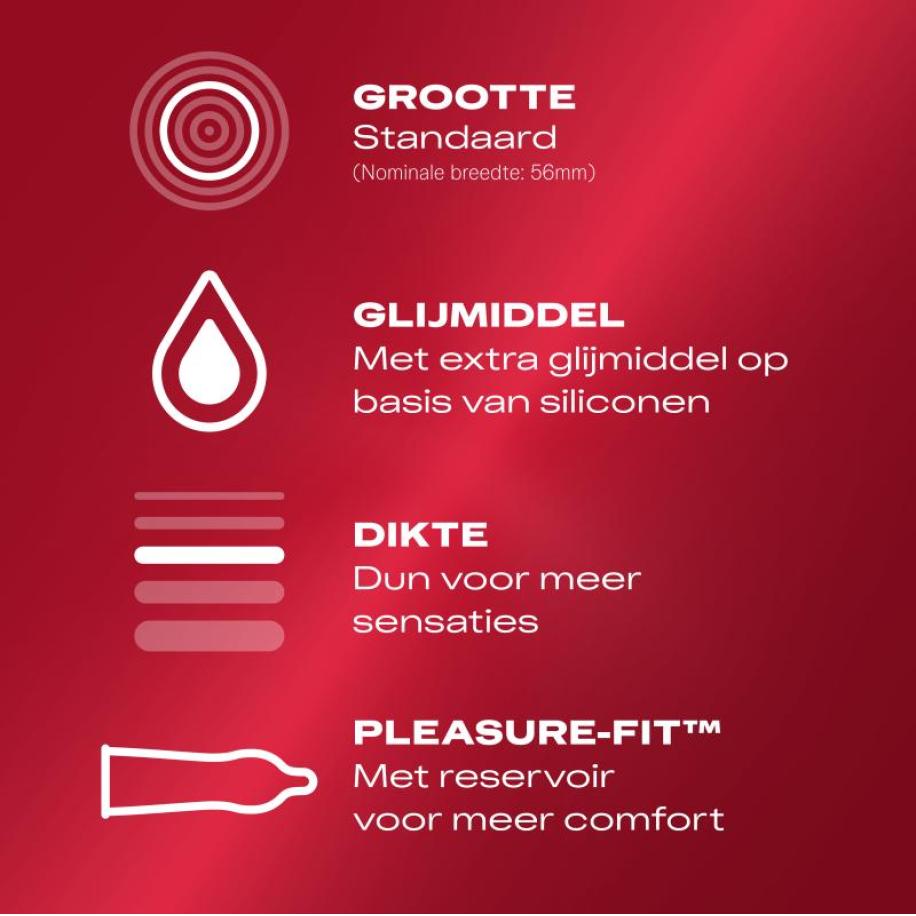 Durex - Thin Feel - Condooms - 20 stuks Transparant